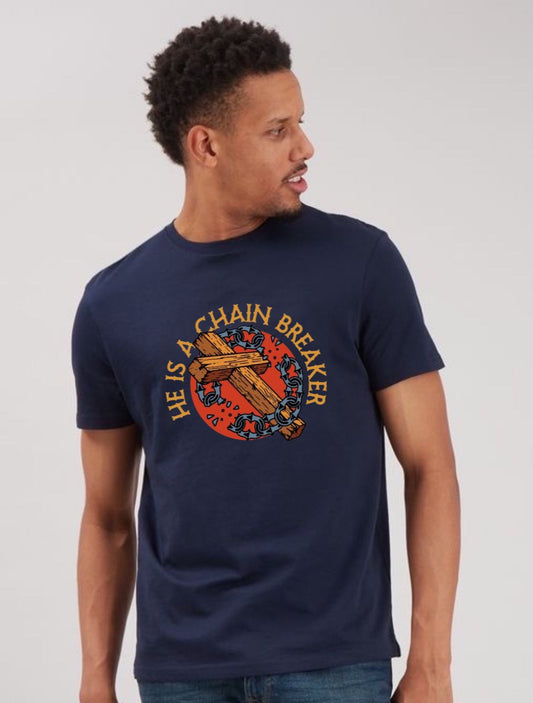 Christian Chain breaker Printed T-Shirt