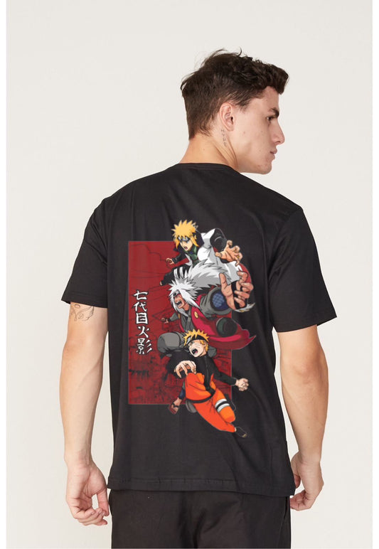 Anime (Naruto) Stylish Printed T-shirt by Paulbros.